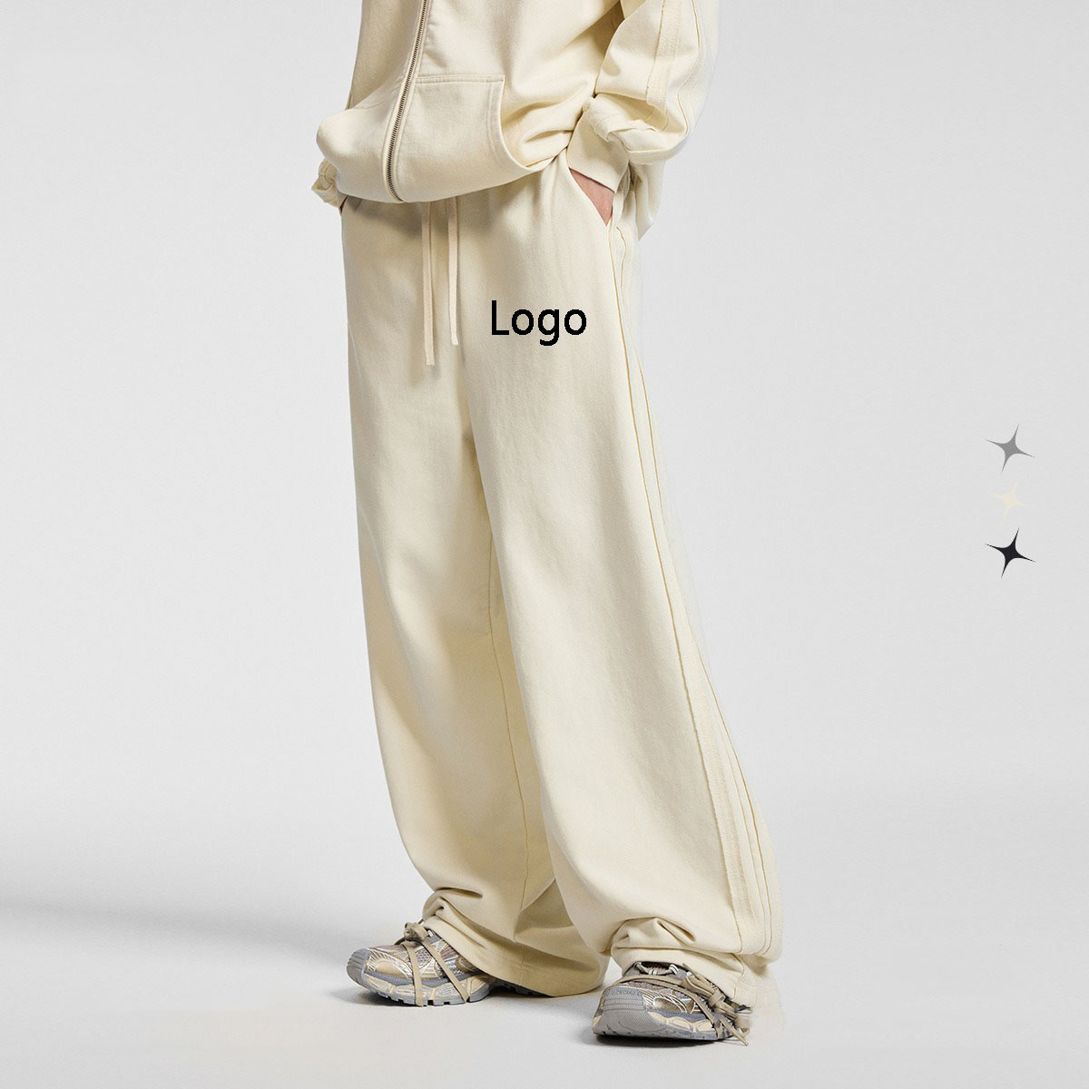 90988+90989 China Custom 450 Gsm Zip Up Hoodie Manufacturers