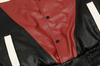 Oem Manufacturer Customized Casual Color Block Embroidery Plus Sizes Artificial Leather Men's Jacket