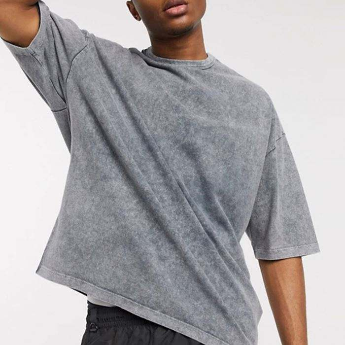 High Quality Heavyweight Round Neck Mens T Shirts 100% Cotton Drop Shoulder Oversized Vintage Washed T Shirt