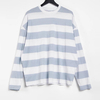 Wholesale High Quality Premium Cotton Men T Shirt Drop Shoulder Striped Full Sleeve T Shirt For Men