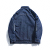 Oem Manufacturer Custom Men's Casual Retro Loose Contrast Color Pocket Denim Cotton Coat Jacket