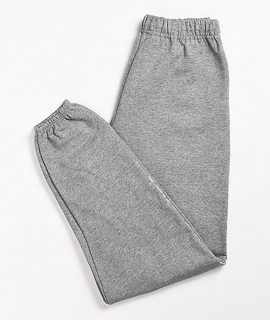 OEM Manufacturer All Over Butterfly Matching Jogger Pant Grey Fleece Side Logo Sweat Custom Pant