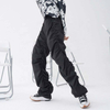 OEM Manufacturer Design Style Side Draw Rope Bundle Foot Wide Leg Nylon Pants Wholesale Custom