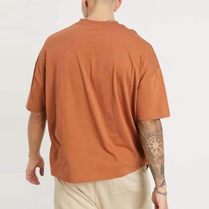 Newest Design Round Neck T Shirt 100% Cotton Men Short Sleeve Oversized Plain T Shirts