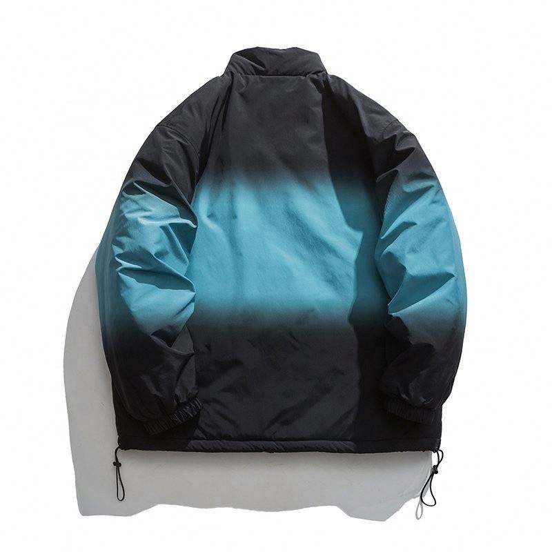 OEM Manufacturer Custom Men's Cotton-Padded Coat Gradient Fashion Jacket
