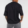 Wholesale Streetwear Black Butterfly Printed T Shirt Short Sleeve Men 100% Cotton Print On Demand T Shirt