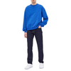 CUSTOM LOGO MEN CREWNECK JUMPER LOOPBACK COTTON JERSEY PLAIN SWEATSHIRT WITH KANGAROO POCKET