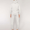 High Quality Custom Logo Design Slim Fit Long Sleeve Kangaroo Pocket Grey Tracksuit For Men