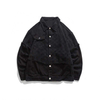 OEM Manufacturer New Custom Logo Patchwork Denim Plaid Lapel Vintage Casual Top Jacket