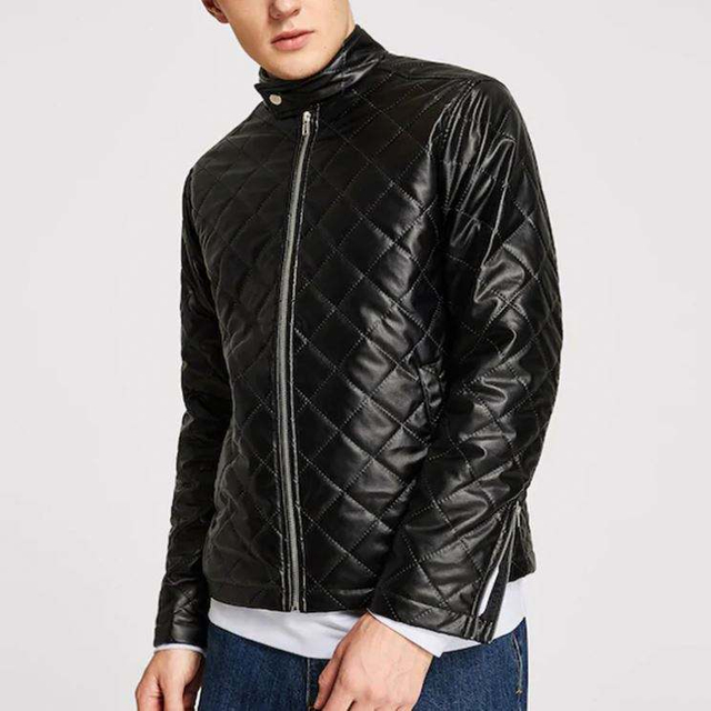 Zipper Opening Men Winter Coat Faux Leather Jaket Michael Jackson Jackets