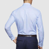 OEM Manufacturer High Quality 100% Cotton Slim Fit Blue Mens Dress Shirt
