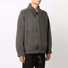 OEM Manufacturer Custom Men High Quality Long Sleeve Turn-Down Collar Drawstring Hem Design Zipper Bomber Jacket