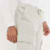 Oem Custom New Designer Mens Elastic Waist Plain Men Corduroy Cargo Pants