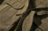 OEM Manufacturer Custom Men'ss Vintage Stand-Up Collar Multiple Pockets Coat Jacket