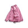 Oem Manufacturer High Quality Personality Fashion Solid Color Washed Lapel Multi-Pocket Loose Coat Mens Jacket