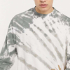 High Quality Custom Tid Dye Washed Tshirt Drop Shoulder Oversized Men Long Sleeve Cotton Tshirt