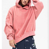 OEM Manufacturer Custom Men Oversized 100% Cotton 450Gsm Heavyweight Stone Washed Vintage Hoodie Pullover