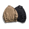 Oem Manufacturer Plus Size Men'ss Retro Fashion Casual Loose Stand Collar Jacket