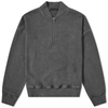 الشركة المصنعة OEM مخصصة 100 ٪ من القطن الفرنسي Terry Mens خمر الغسيل مزل قاذورات نصف سحاب من البلوزات كبيرة الحجم