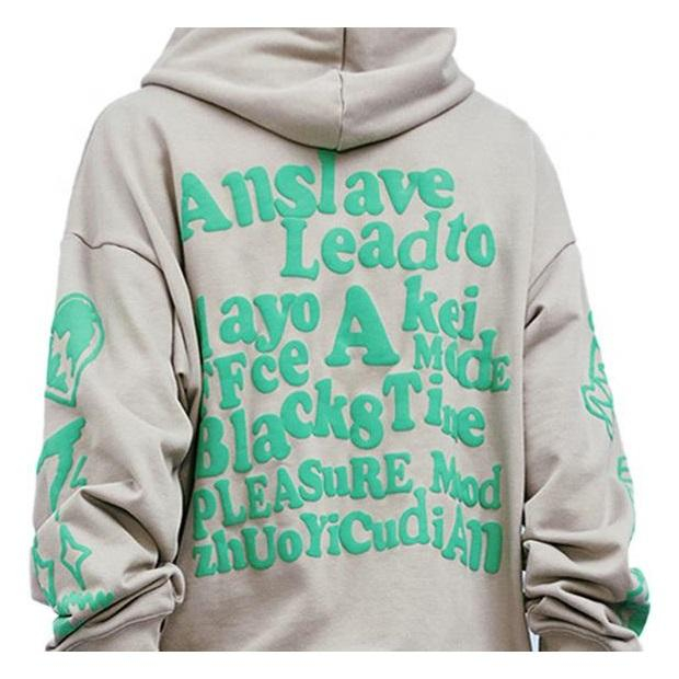 OEM Manufacturer Custom Fashion Puff Print Hoodies 3D Oversized Thick Cotton Sweatshirts Printed Hoodie For Men's Coats
