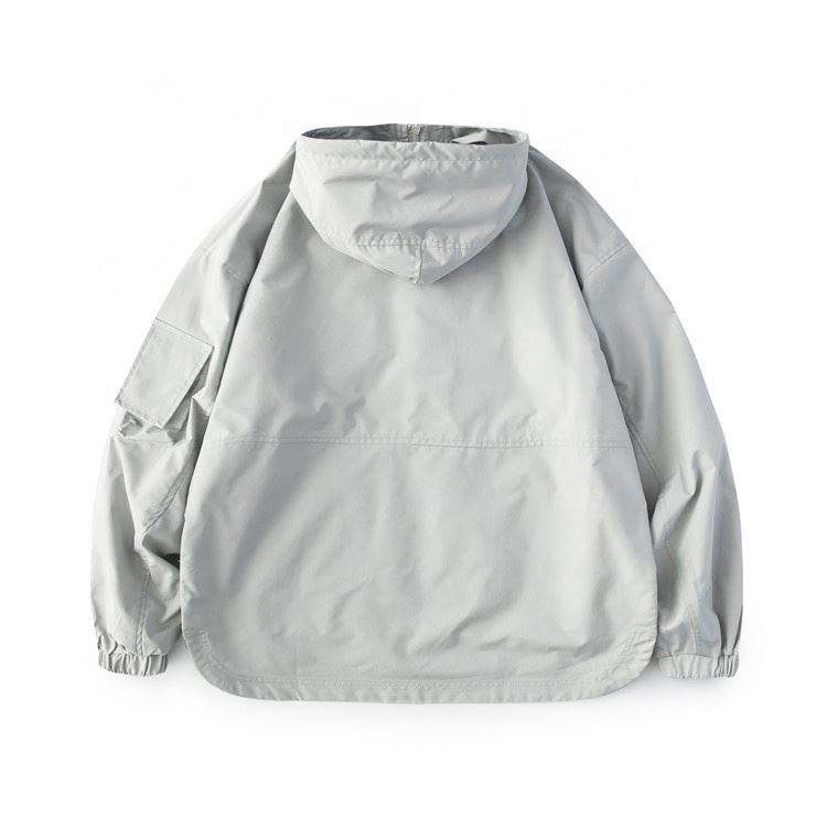 OEM Manufacturer Custom Men's Hoodie Solid Color Stereo Large Pocket Loose Pullover