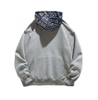 OEM Proizvođač muški tiskani kapuljača s kapuljačom u boji patchwork hoodie modni kaput