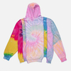 Fabricante OEM Custom Men Custom Swein Sweepshirt Sweep Stalming Swinkstring Personalidad de talla grande Patchwork Patchwork Tie Dye Capas de tinte