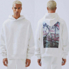 OEM Manufacturer Custom Printed Pattern New Design Wholesale Reflective Custom Zipper Terry Cotton Cordless Custom Hoodie