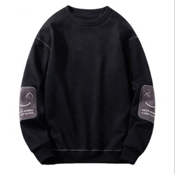 OEM Manufacturer Customized Men's Clothing Casual Fashion Solid Color Pullovers Streetwear Long Sleeves Sweat Shirt For Men