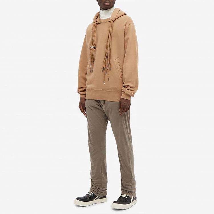 OEM Manufacturer Custom Cotton Oversized Unisex Hoodie Plain Both Sides Pocket Hoodie With Multiple Drawstring