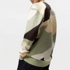 مصنّع OEM مخصص عالي الجودة Crew Neck Camo في جميع أنحاء التباين تفاصيل طباعة Sweatshirt pullover للرجال
