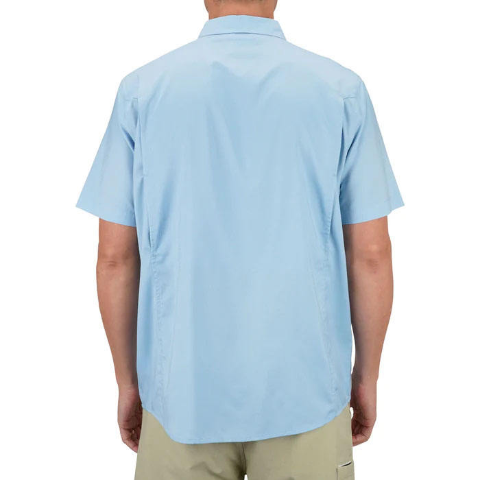 Чоловіча футболка для риболовлі з коротким рукавом і швидким висиханням із 100% поліестером із захистом від сонця з логотипом виробника OEM