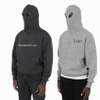 OEM Manufacturer Unique Design Balaclava Hoodie Men's Full Zip Hoodie With Custom Oken Eyes Sweatshirt Face Cover