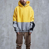OEM Manufacturer Wholesale Custom Two Tone Colorblock Blank Pullover Fleece No Brand Name Oversized Hoodies For Men