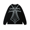 OEM Manufacturer Custom Heat Transfer O Neck Pullover Long Sleeves Plus Size Hoodies Casual