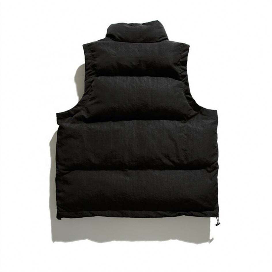 OEM Manufacturer Custom Printed Men's Solid Color Casual Waistcoat Jacket