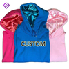 Oem High Quality Oversized Unisex Luxury Silk Plain Men Custom Satin Lined Hoodie With Satin Hood