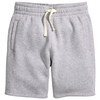 Wholesale Grey 100%Cotton Plain Outdoor Knitted Shorts For Men