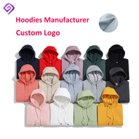 Wholesale High Quality Supplier Custom Design Logo Graphic Printed Embroidered Unisex Fleece Blank Plain Oversized Men'S Hoodies