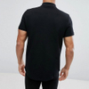 Gold China Supplier Custom Blank Black Cotton Mens Slim Fit Polo T Shirt