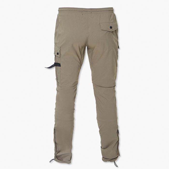 New Design Solid Color Utility Pants Drawstring Waist Mens Tarck Pants Jogger