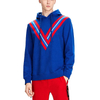 High Quality New Design Custom V Shaped Applique Knitted Hoodie
