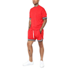 OEM Factory Custom Color Men Blank 2 Piece Short And T Shirt Set