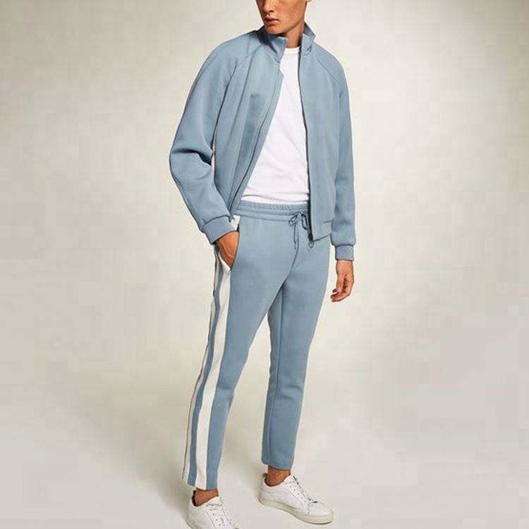 New Style Personalized Hoodies Men Custom Sports Running Plain Tracksuits Two Piece Tracksuits Sets