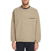 Custom Design Mens Pullover Crewneck Sherpa Fleece Plain Sweatshirts