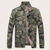 Moda Mass's Clothing Allada de camuflaje de camuflaje de camuflaje de camuflaje Botel Brownet Botón para hombres