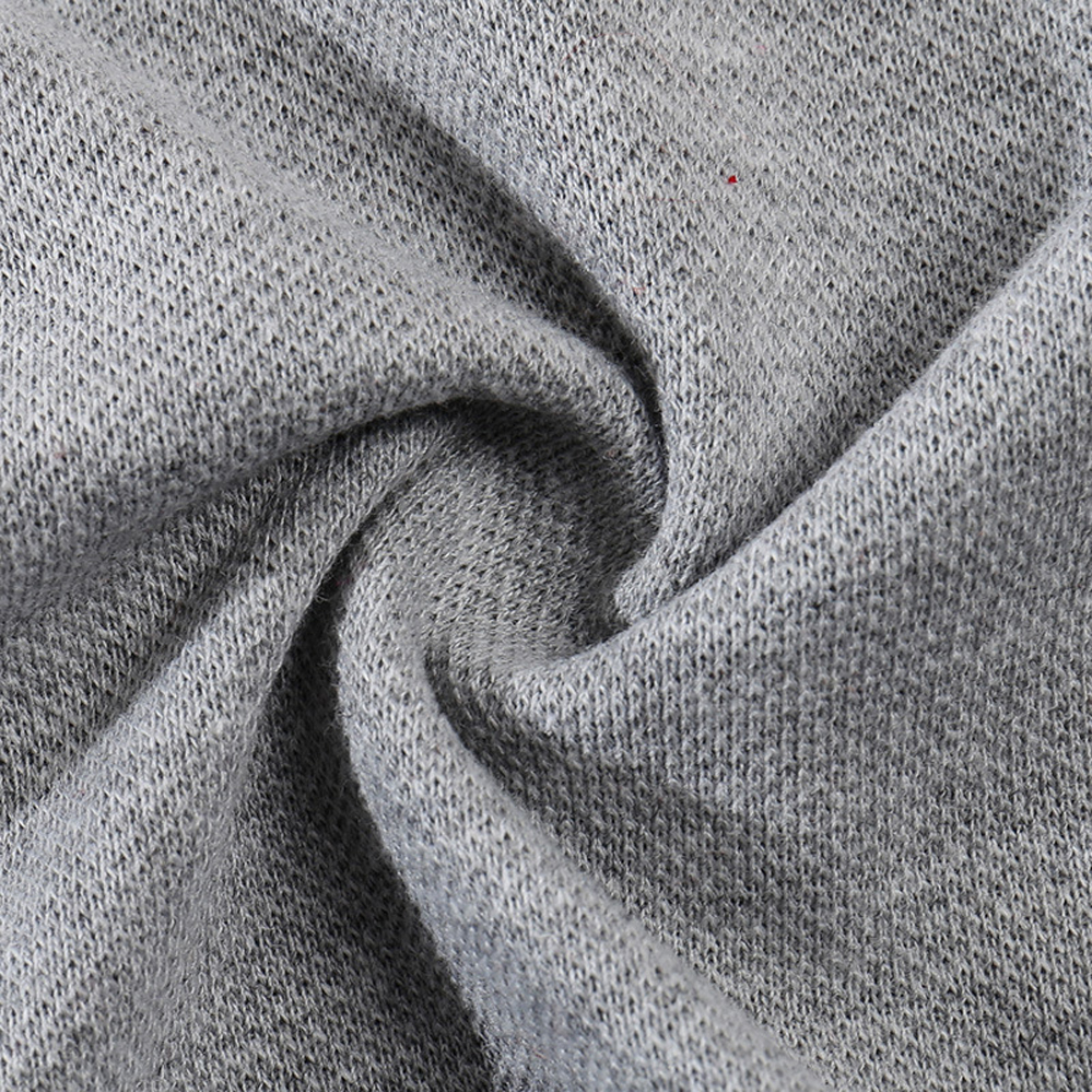 Plain Dyed Technics Black Red Collar Design Organic Cotton Polo Shirt