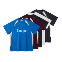 26001 Contrast Color Luxury Dry Fit T-shirt