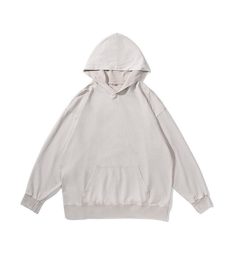 360 Gsm Blank Pullover Vintage Acid Wash Unisex Streetwear Heavyweight Men's Custom Hoodie
