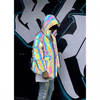 Oem Manufacturer Wholesaler 3M Reflective Fabric Polyester Warm Soft Shell Knit Sleeve Quilted Zipper Men Puffer Jacket